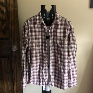 Casual bottom down shirt slim fit